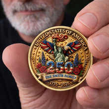 Load image into Gallery viewer, Personalized Commemorative Coin Custom Name Family Gift