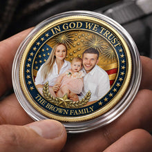 Load image into Gallery viewer, Personalized Commemorative Coin Custom Name Gift for Dad