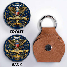 Load image into Gallery viewer, Personalized Pocket Hug Custom Token Gift for Dad USA Eagle