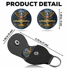 Load image into Gallery viewer, Personalized Pocket Hug Custom Token Gift for Dad USA Eagle