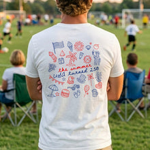 Load image into Gallery viewer, Personalized Custom T-Shirt Front and Back Independence Day Gift