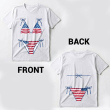 Load image into Gallery viewer, Personalized American Flag T-Shirt Custom Design Gift