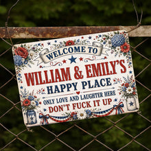 Load image into Gallery viewer, Personalized Metal Sign Custom Family Decor Gift for Home
