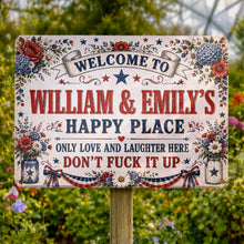 Load image into Gallery viewer, Personalized Metal Sign Custom Family Decor Gift for Home