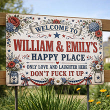 Load image into Gallery viewer, Personalized Metal Sign Custom Family Decor Gift for Home
