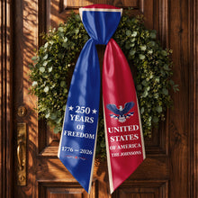 Load image into Gallery viewer, Personalized Patriotic Decorative Sash for 4th of July Party