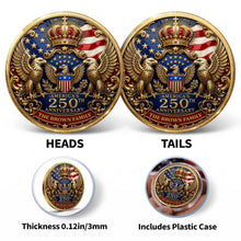 Load image into Gallery viewer, Custom Family Commemorative Coin Personalized 250th Anniversary Gift