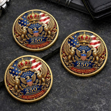 Load image into Gallery viewer, Custom Family Commemorative Coin Personalized 250th Anniversary Gift