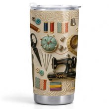Load image into Gallery viewer, Personalized 20oz Stainless Steel Tumbler Custom Name Gift for Crafters