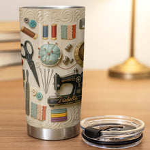Load image into Gallery viewer, Personalized 20oz Stainless Steel Tumbler Custom Name Gift for Crafters