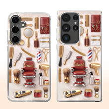 Load image into Gallery viewer, Personalized Clear Phone Case Custom Name Gift for Barber