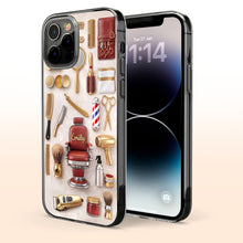 Load image into Gallery viewer, Personalized Clear Phone Case Custom Name Gift for Barber