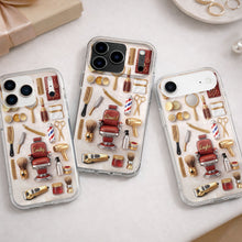 Load image into Gallery viewer, Personalized Clear Phone Case Custom Name Gift for Barber