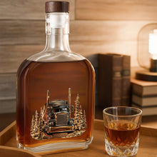 Load image into Gallery viewer, Personalized Whiskey Bottle Custom Name Gift for Dad Truck Driver