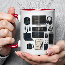 Load image into Gallery viewer, Personalized Accent Mug Custom Name Gift for Engineer