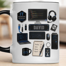 Load image into Gallery viewer, Personalized Accent Mug Custom Name Gift for Engineer