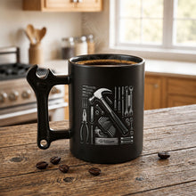 Load image into Gallery viewer, Personalized Wrench Handle Coffee Mug Custom Name Gift for Dad