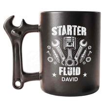 Load image into Gallery viewer, Personalized Wrench Handle Coffee Mug Custom Name Gift for Dad
