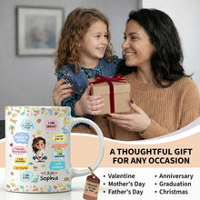 Load image into Gallery viewer, Personalized Dinosaur Affirmations Coffee Mug for Kids