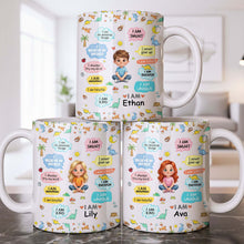 Load image into Gallery viewer, Personalized Dinosaur Affirmations Coffee Mug for Kids