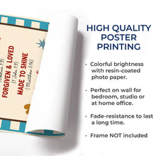 Load image into Gallery viewer, Personalized Vertical Poster Child of God Bible Verse Gifts for Kids