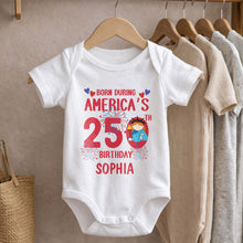 Load image into Gallery viewer, Personalized Custom Baby Onesie 4th of July Gift for Baby