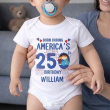 Load image into Gallery viewer, Personalized Custom Baby Onesie 4th of July Gift for Baby