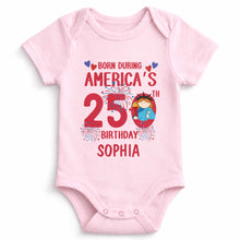 Load image into Gallery viewer, Personalized Custom Baby Onesie 4th of July Gift for Baby