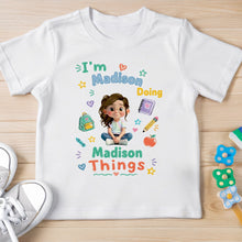 Load image into Gallery viewer, Personalized Custom Youth T-Shirt for Kids - Back to School Gift