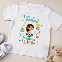 Load image into Gallery viewer, Personalized Custom Youth T-Shirt for Kids - Back to School Gift