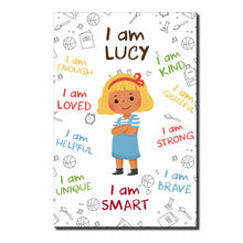 Load image into Gallery viewer, Personalized Affirmation Poster for Kids Cute Custom Art