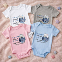 Load image into Gallery viewer, Personalized Custom Baby Onesie Cute Elephant Moon Gift