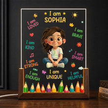 Load image into Gallery viewer, Personalized Acrylic Night Light Custom Name Gift for Kids