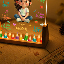 Load image into Gallery viewer, Personalized Acrylic Night Light Custom Name Gift for Kids