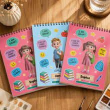 Load image into Gallery viewer, Personalized Sketch Book Custom Name Gift for Boys Kids