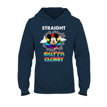 Load image into Gallery viewer, Personalized LGBT Support Kid Shirt Straight Outta Closet