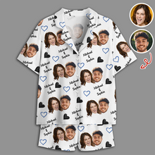 Load image into Gallery viewer, Personalized Short Pajama Set Custom Face Name Gift for Family
