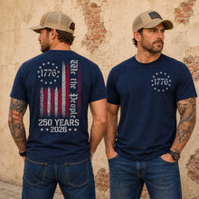 Load image into Gallery viewer, Personalized 250th Anniversary USA Flag Shirt for Dad