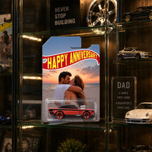 Load image into Gallery viewer, Personalized Photo Hot Wheels Anniversary Gift for Couple