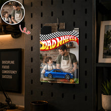 Load image into Gallery viewer, Personalized Toy Car Photo Gift for Dad Father's Day