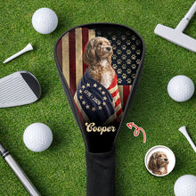 Load image into Gallery viewer, Personalized Dog Photo Golf Club Head Cover Gift for Dog Dad