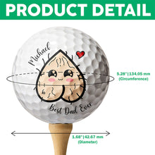Load image into Gallery viewer, Personalized Golf Ball with Funny Design Custom Name Gift for Dad