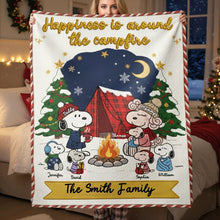 Load image into Gallery viewer, Personalized Camping Blanket for Family Christmas Gift