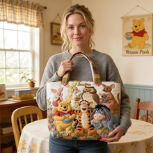 Load image into Gallery viewer, Personalized Quilted Tote Bag with Disney Characters Gift for Movie Fans