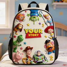 Load image into Gallery viewer, Personalized Cartoon-Themed School Backpack Set for Kids