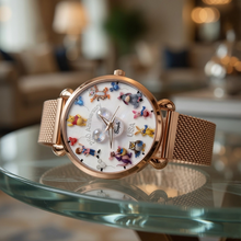 Load image into Gallery viewer, Personalized Women's Hand Watch with DSNY Honey Bear US Theme - Unique Anniversary Gift for Patriots