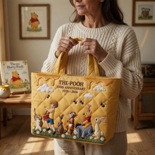Load image into Gallery viewer, Personalized Quilted Tote Bag for Movie Fans - 100th Anniversary Gift