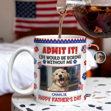 Load image into Gallery viewer, Personalized Dog Photo Mug Custom Photo Gift for Dog Dad
