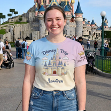 Load image into Gallery viewer, Personalized Disney Trip Vacation All Over Shirt Family Gift