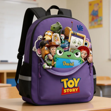 Load image into Gallery viewer, Personalized Toy Story School Backpack Set for Kids - Lunch Bag, Pencil Case & Water Bottle